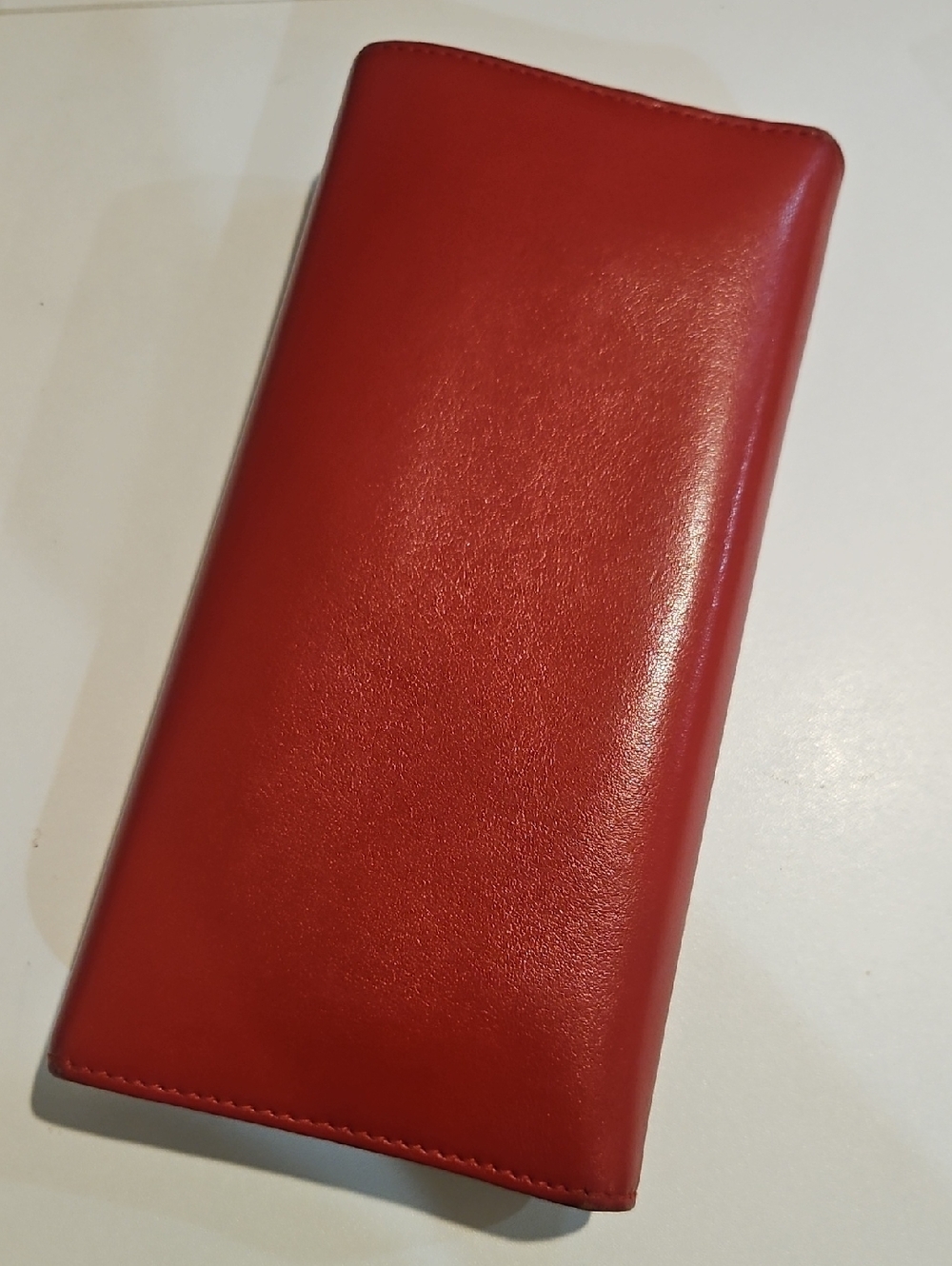 Red leather Salvatore Ferragamo continental Wallet/crossbody - Picture 2 of 10